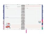 Finocam Talkual Plan Agenda - Anual 2027 - 1 Dia por Pagina - 155x217mm - Espiral Doble - Tapa Dura - Goma Elastica - Papel de 80g/m2 - Cinta Punto - Notas Adhesivas Surtidas - Multicolor - immagine 2