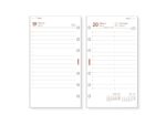 Finocam R498 Recambio para Agenda Open - Anual 2027 - 1 Dia por Pagina - Formato 400 - 91x152mm - 6 Taladros - Papel de 70g/m2 - Color Blanco - immagine 2
