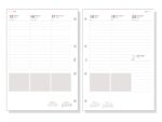 Finocam R4099C Recambio para Agenda Open en Catalan - Anual 2027 - Semana Vista Vertical - Formato A4 - 210x297mm - Papel de 80g/m2 - Color Blanco - immagine 2