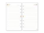 Finocam C998 Recambio para Agenda Classic - Anual 2027 - 1 Dia por Pagina - Formato 609 - 94x171mm - 6 Taladros - Papel de 70g/m2 - Esquinas Microperforadas - Color Blanco - immagine 2
