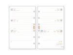 Finocam C399 Recambio para Agenda Classic - Anual 2027 - Semana Vista Horizontal - Formato 603 - 79x127mm - 6 Taladros - Papel de 80g/m2 - Esquinas Microperforadas - Color Blanco - immagine 2