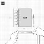 Finocam Recambio Anual para Agenda Multifin en Catalan - Anual 2027 - Semana Vista Vertical - Formato 3002 - 155x215mm - 11 Taladros - Papel de 80g/m2 - Esquinas Microperforadas - Color Blanco - immagine 3