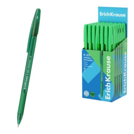 ErichKrause R-301 Stick and Grip Original Penna a sfera con cappuccio - Punta da 1