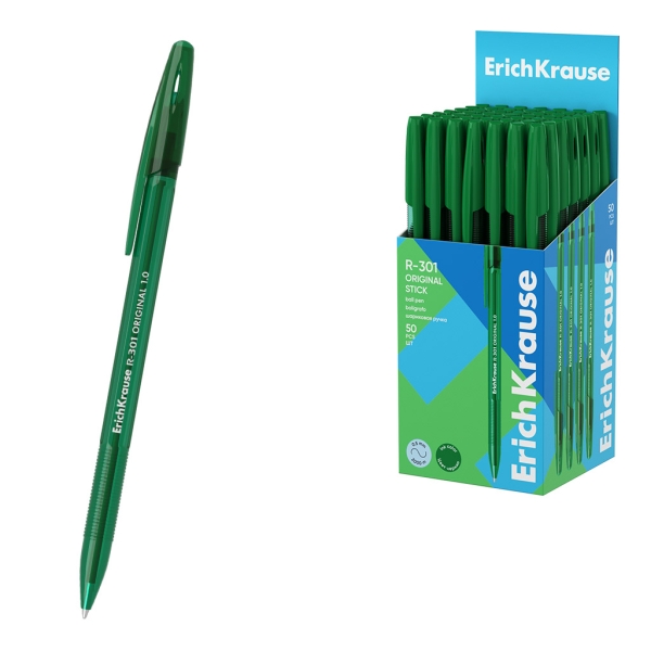 ErichKrause R-301 Stick Original Penna a sfera con cappuccio - Punta da 1