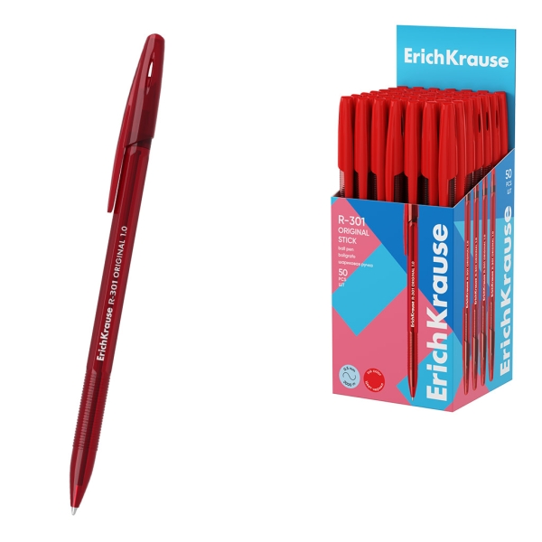 ErichKrause R-301 Stick Original Penna a sfera con cappuccio - Punta da 1