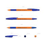 7 mm - Corpo opaco arancione - Larghezza tratto 0