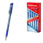 ErichKrause ULTRA-30 Stick and Grip Original - Penna a sfera con cappuccio - Punta a ago da 0