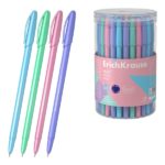 ErichKrause Neo Stick Pastel Penna a sfera con cappuccio - Modelli assortiti - Spessore tratto 0