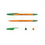 7 mm - Corpo opaco arancione - Larghezza tratto 0