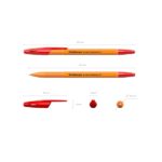 7 mm - Corpo opaco arancione - Larghezza tratto 0