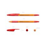 7 mm - Corpo opaco arancione - Larghezza tratto 0