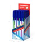 ErichKrause R-301 Matic Neon Penna a sfera a scatto - Modelli assortiti - Spessore tratto 0,35 mm - Colore blu - immagine 4