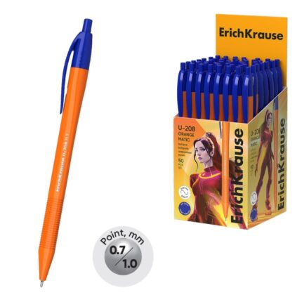 ErichKrause U-208 Matic Orange Penna a sfera a scatto - Punta da 0