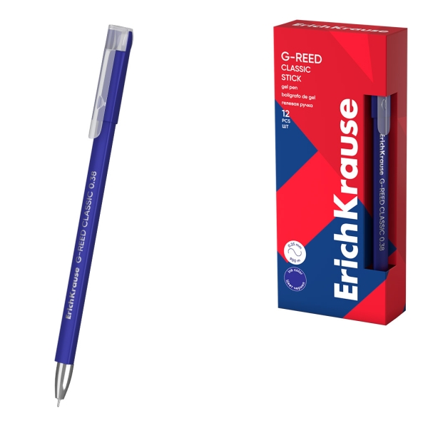 ErichKrause G-Reed Stick Classic Penna a sfera con cappuccio - Punta da 0
