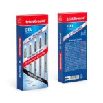 ErichKrause G-Round Stick Classic Penna a sfera con cappuccio - Punta da 0,5 mm - Larghezza tratto 0,3 mm - Inchiostro gel - Resistente all'acqua - Asciugatura rapida - Colore nero - immagine 4