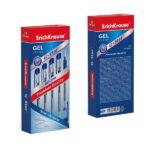 ErichKrause G-Star Stick and Grip Classic Penna a sfera con cappuccio - Punta da 0,5 mm - Larghezza tratto 0,3 mm - Inchiostro gel - Resistente all'acqua - Impugnatura in gomma - Asciugatura rapida - Colore blu - immagine 4