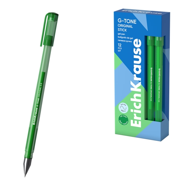 ErichKrause G-Tone Stick Original - Penna a sfera con cappuccio - Punta da 0