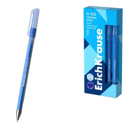 ErichKrause G-Ice Stick Original Penna a sfera con cappuccio - Punta da 0