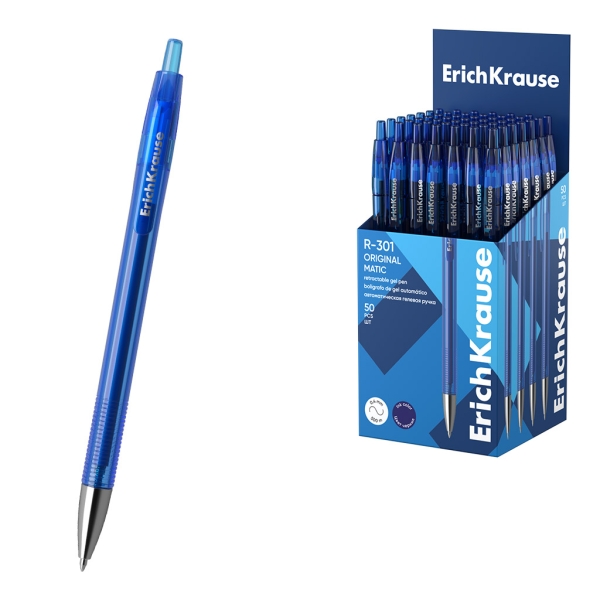 ErichKrause R-301 Original Gel Matic Penna a sfera a scatto - Punta da 0 ErichKrause R-301 Original Gel Matic Penna a sfera a scatto - Punta da 0
