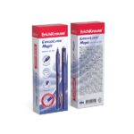 ErichKrause ErgoLine Magic Stick and Grip Penna a gel cancellabile - Punta da 0,5 mm - Larghezza tratto 0,4 mm - Inchiostro in gel - Resistente all'acqua - Impugnatura in gomma - Colore blu - immagine 4