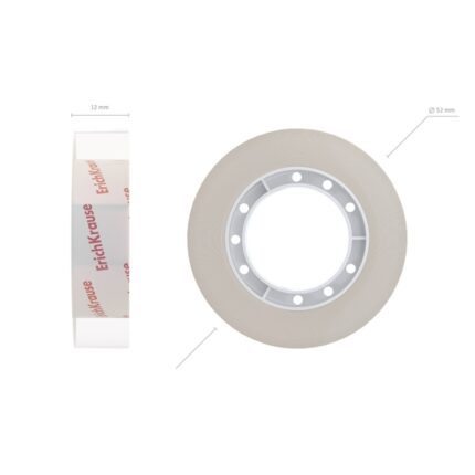 strappabile - Alta adesività - Larghezza 12 mm - 33 metri - Resistente allo strappo longitudinale - Colore trasparente
