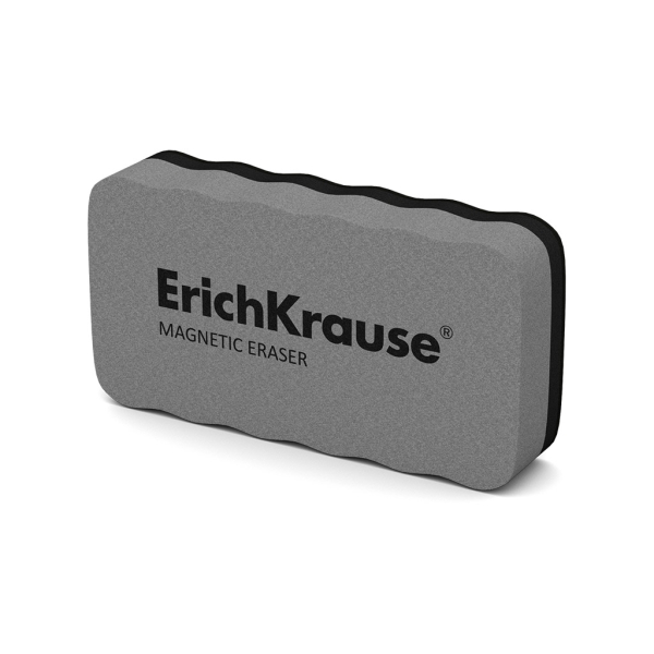 ErichKrause Gomma per lavagna bianca - Magnetica - Non graffia la superficie - 107 x 57 mm - Colore grigio
