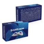 ErichKrause SmartWay Espositore triangolare con 24 gomme da cancellare - Gomma termoplastica - Ipoallergenica - Non lascia residui - Colore bianco - immagine 5