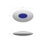 ErichKrause SmartWay Oval Espositore con 24 gomme da cancellare - Gomma termoplastica - Ipoallergenica - Senza PVC - Non strappa la carta - Colore bianco - immagine 2