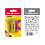 ErichKrause Drive Neon - Confezione da 3 gomme da cancellare - Gomma termoplastica - Ipoallergenica - Non lascia residui - Senza PVC - Colori assortiti - immagine 5