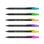 7 mm - Gomma integrata - Corpo esagonale - Colori assortiti