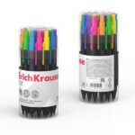 ErichKrause XS Clip Accent Matita meccanica - Mina HB da 0,7 mm - Gomma integrata - Corpo esagonale - Colori assortiti - immagine 5