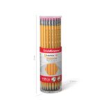 ErichKrause Amber 101 Matita di grafite con gomma - Miniera HB - Corpo esagonale - Colore giallo - immagine 3