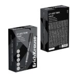 ErichKrause Liquid LP-600 Pennarello indelebile - Finestra trasparente - Punta conica - Larghezza tratto 2,5 mm - Resistente all'acqua e alla luce - Multisuperficie - Inchiostro a base alcolica - Colore nero - immagine 4