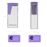 ErichKrause Espositore da città con 16 temperamatite e contenitore - Plastica - Lama in acciaio al carbonio nichelata - Foro da 8 mm - Colori assortiti - immagine 3