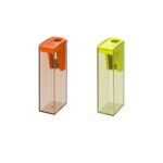 ErichKrause City Neon Espositore con 16 temperamatite con contenitore - Plastica - Lama in acciaio al carbonio nichelata - Foro da 8 mm - Colori assortiti - immagine 2