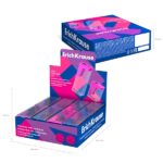 ErichKrause City Vivid Espositore con 16 temperamatite con contenitore - Plastica - Lama in acciaio al carbonio nichelata - Foro da 8 mm - Colori assortiti - immagine 4