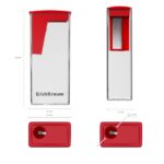 ErichKrause City Classic Espositore con 16 temperamatite con contenitore - Plastica - Lama in acciaio al carbonio nichelata - Foro da 8 mm - Colori assortiti - immagine 3