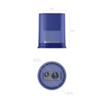 ErichKrause Ferro Container Plus Espositore con 12 temperamatite con contenitore - In metallo - 2 fori da 8 e 11 mm - Lama in acciaio al carbonio nichelata - Colori assortiti - immagine 3