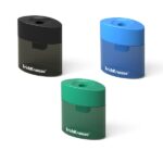 ErichKrause SMART and SHARP Espositore con 16 temperamatite con contenitore - Plastica - Lama in acciaio al carbonio nichelata - Foro da 8 mm - Colori assortiti - immagine 2