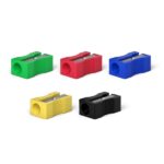 ErichKrause Unity Temperamatite in plastica - Lama in acciaio al carbonio nichelata - Foro da 8 mm - Colori assortiti - immagine 2