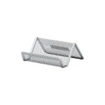 ErichKrause Compass Classic Portacarte da tavolo - Acciaio inossidabile - 98x72x45 - Colore argento