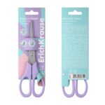 ErichKrause EasyCut Forbici da pastello da 17 cm - Impugnature in plastica resistente agli urti - Ergonomiche - Colori assortiti - immagine 5