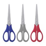 ErichKrause EasyCut Forbici da 17 cm per mancini - Impugnature in plastica resistente agli urti - Ergonomiche - Colori assortiti - immagine 2
