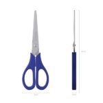ErichKrause EasyCut Forbici da 17 cm per mancini - Impugnature in plastica resistente agli urti - Ergonomiche - Colori assortiti - immagine 3