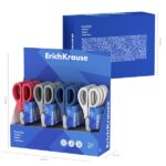ErichKrause EasyCut Espositore con 24 forbici da 17 cm - Manici in plastica resistente agli urti - Ergonomiche - Colori assortiti - immagine 4