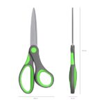 ErichKrause Comfort Forbici da 15 cm - Manici in plastica e gomma antiscivolo - Doppia affilatura - Acciaio inossidabile - Ergonomiche - Colori assortiti - immagine 3