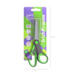 ErichKrause Comfort Forbici da 15 cm - Manici in plastica e gomma antiscivolo - Doppia affilatura - Acciaio inossidabile - Ergonomiche - Colori assortiti - immagine 4
