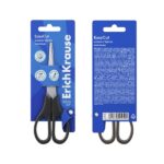 ErichKrause EasyCut Forbici da 13,5 cm - Manici in plastica resistente agli urti - Manici in plastica resistente agli urti - Doppia affilatura - Acciaio inossidabile - Ergonomiche - Colore nero - immagine 4