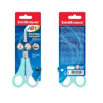 ErichKrause JOY Forbici da pastello da 13,5 cm - Punte arrotondate - Riga da 5 cm sulla lama - Manici in plastica resistente agli urti - Acciaio inossidabile - Colori assortiti - immagine 5