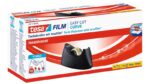 Tesa Curve Pack: dispenser per nastro adesivo + 1 rotolo di nastro da 19 mm x 10 m - Per nastri fino a 19 mm x 33 m - Colore: nero - immagine 2